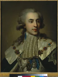 Porträt von Prinz Platon Zubov, 1793